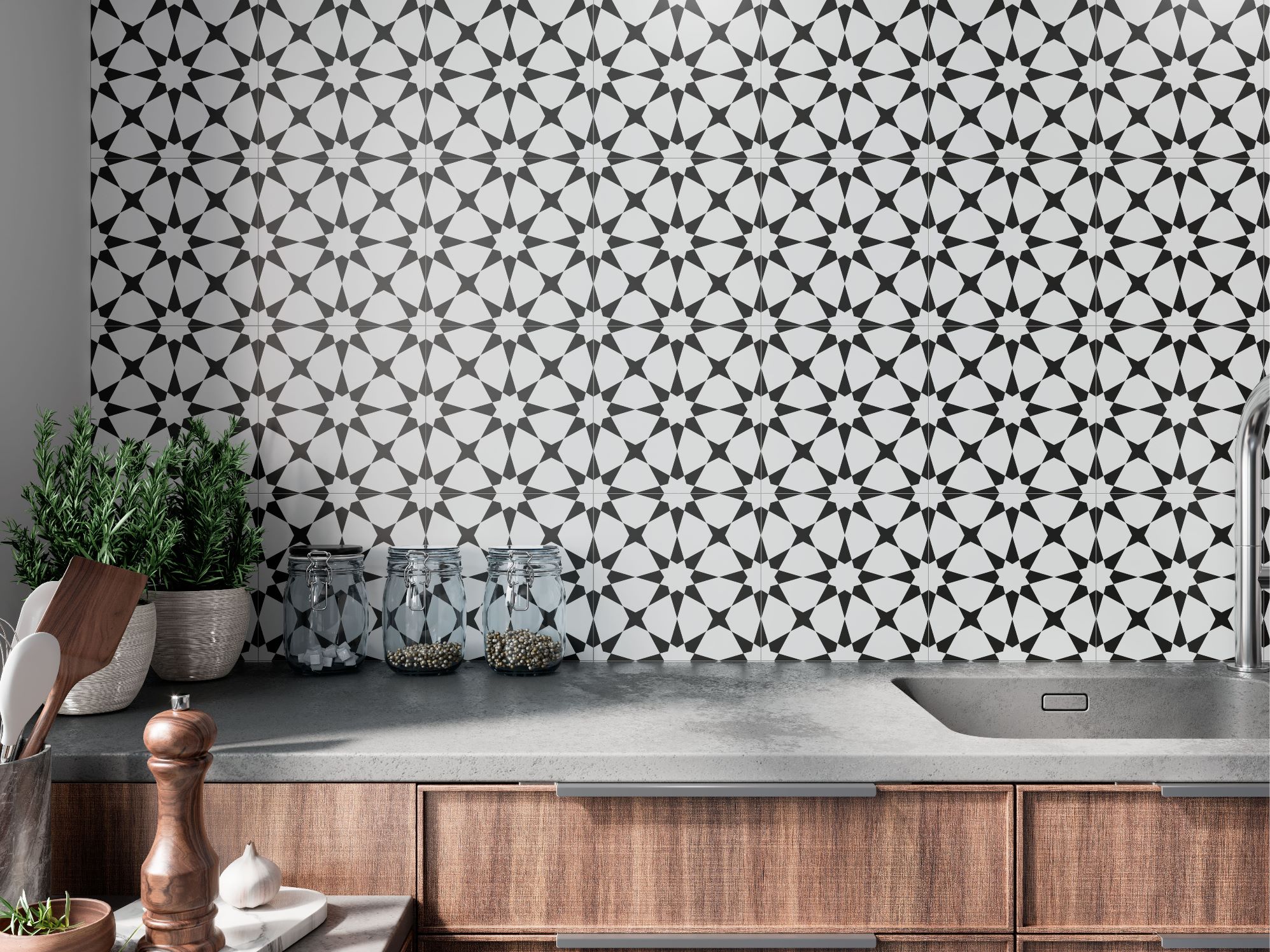 Dorian Antracita Star | Stones & More | Finest selection of Mosaics, Glass, Tile and Stone