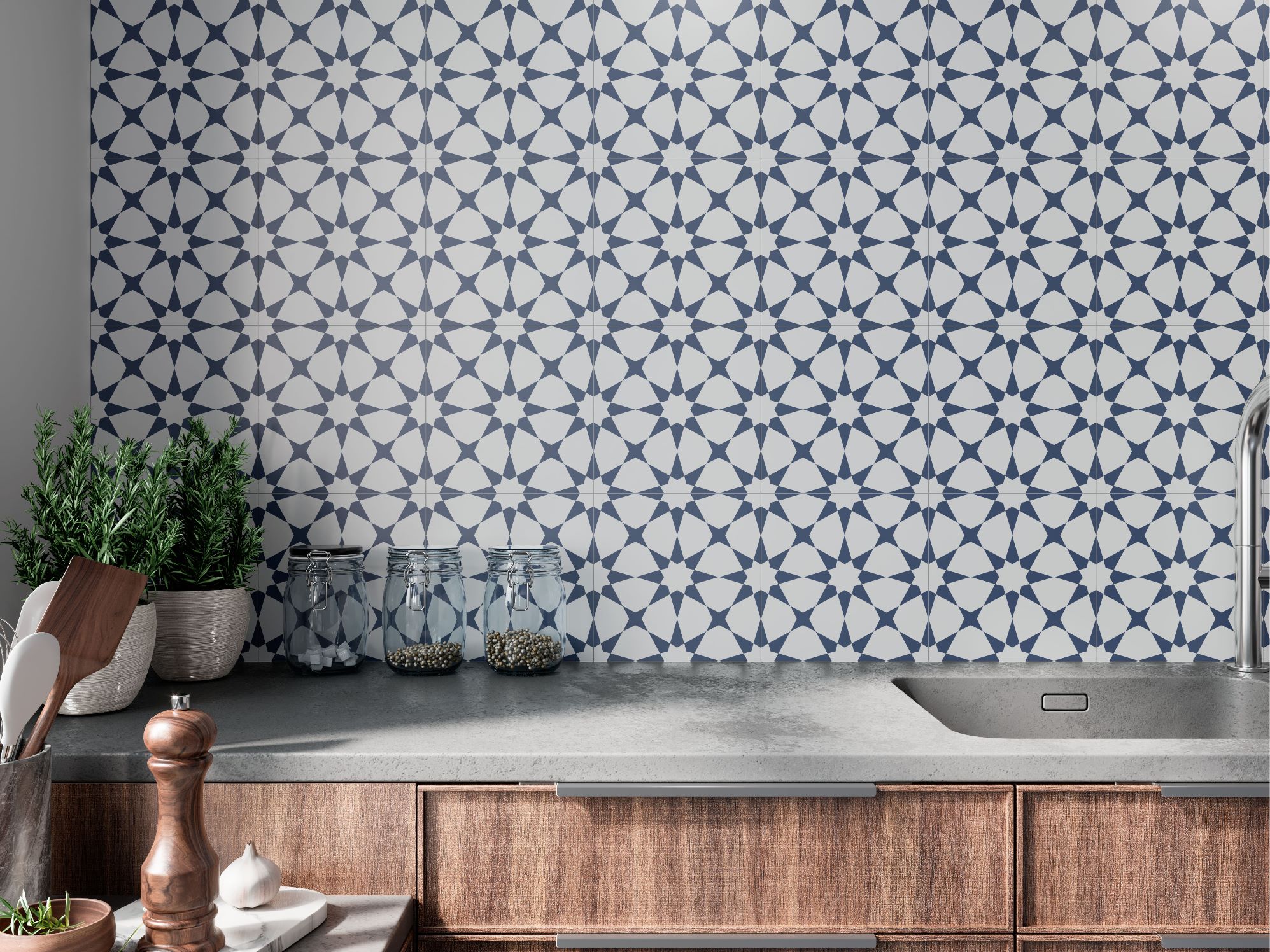 Dorian Azul Star | Stones & More | Finest selection of Mosaics, Glass, Tile and Stone