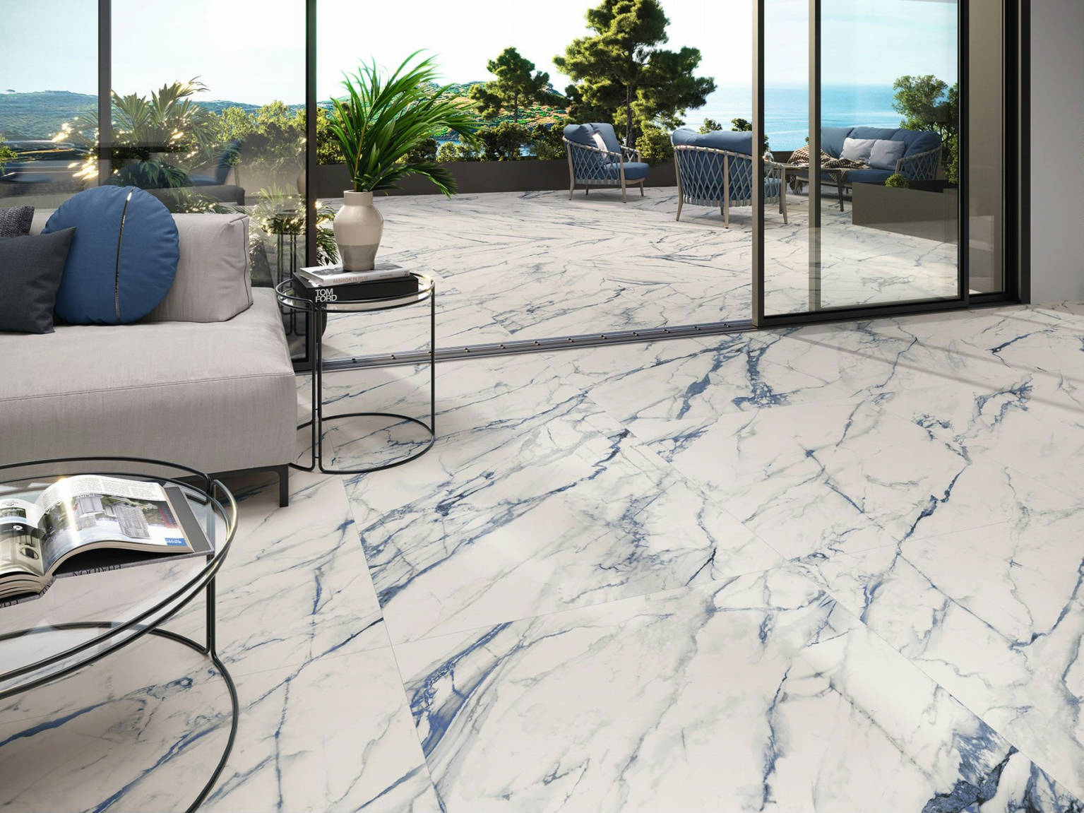 Firenze 1842 Calacatta Blue Soft Touch | Stones And More | Finest selection of Mosaics, Glass, Tile and Stone